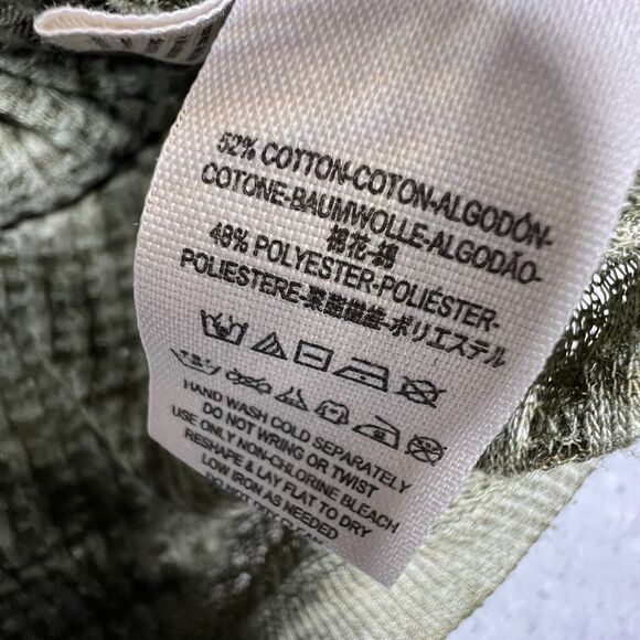 We The Free South Side Thermal Top Womens Small Olive Green V-neck Dolman Sleeve - Picture 9 of 13